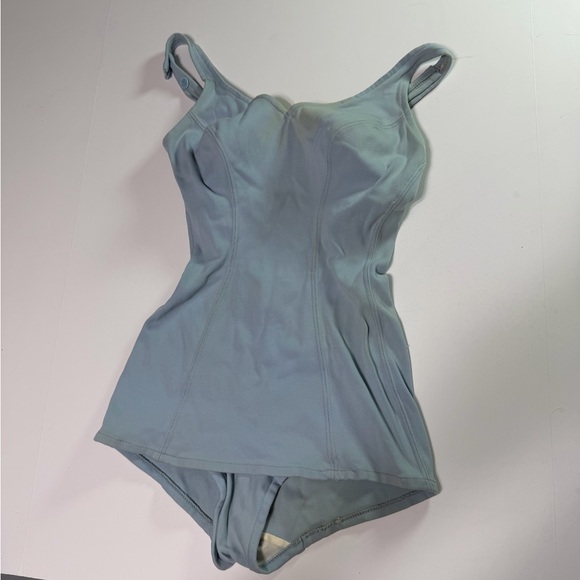 Vintage 60’s Catalina Light Blue Women's One Piece Swimsuit - Picture 2 of 9
